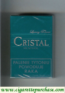 Cristal Menthol cigarettes Luxury Tobacco